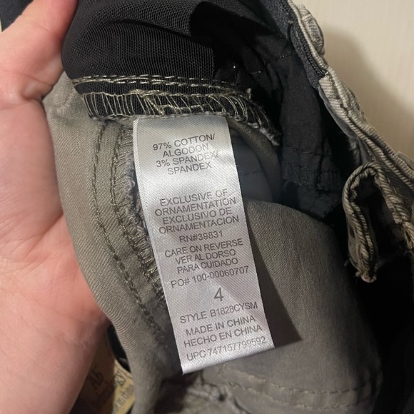 Democracy Ab Technology Animal Leopard Print Skinny Pants Black & Tan sz 4 - Picture 8 of 8